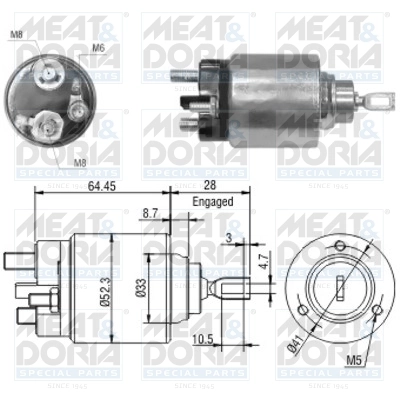Solenoid Switch, starter